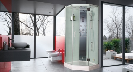 Dušikabiin vannitoas