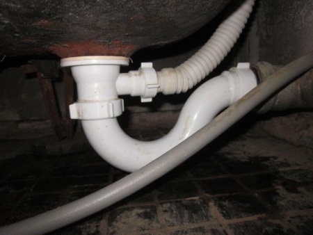 Overflow Drain Installation