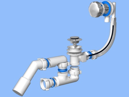 Automatic bath overflow filler