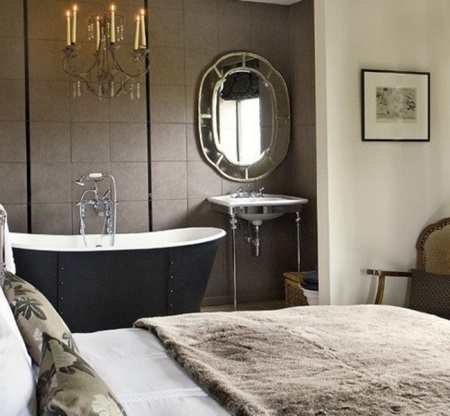 Badrummet i sovrummet