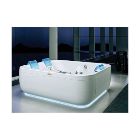 Stort bad för tre personer