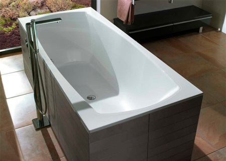 Rektangulært quvaril bad