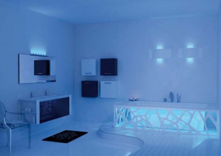 浴槽のアクセサリー取り付け