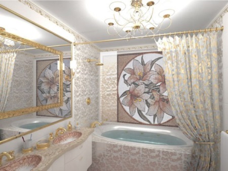 Ett exempel på kakel i badrummet