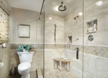 Egy gyönyörű fürdőszoba