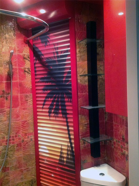 Kylpyhuoneen kaihtimet