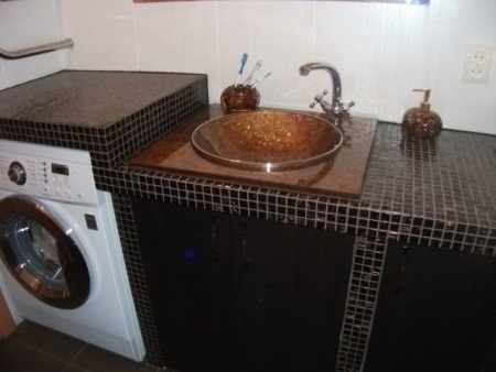 Mosaikbeklädnad gipsskivor bänkskiva