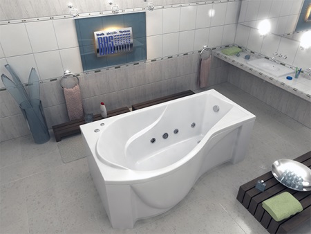 アシンメトリックカプリバスタブ