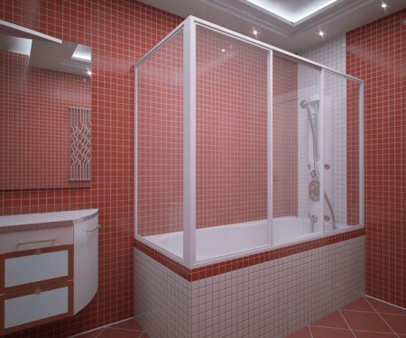 Ecran de baignoire en polycarbonate