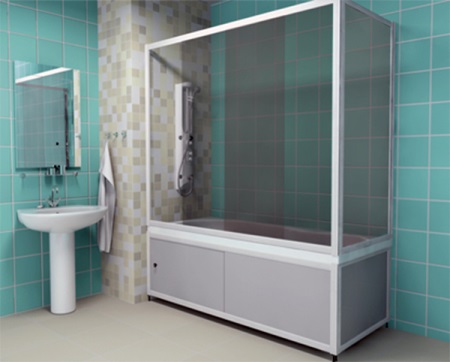 Plastové sprchové závěsy pro vlastní ruce