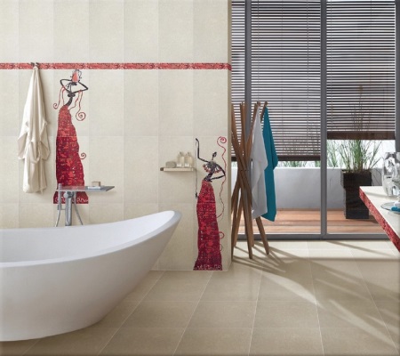 Бял декор за банята