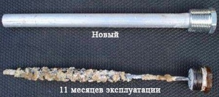 Anoda za grelnike vode - magnezijeva palica