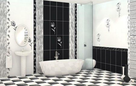 Шахматна дъска в банята