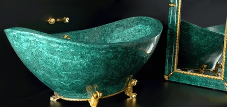 Baldi badkar i malakit