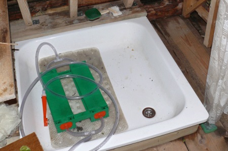 Stående dusch för ditt hus på landet