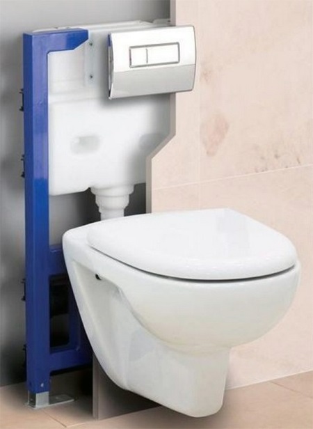 Installationssystem för vägghängda toaletter