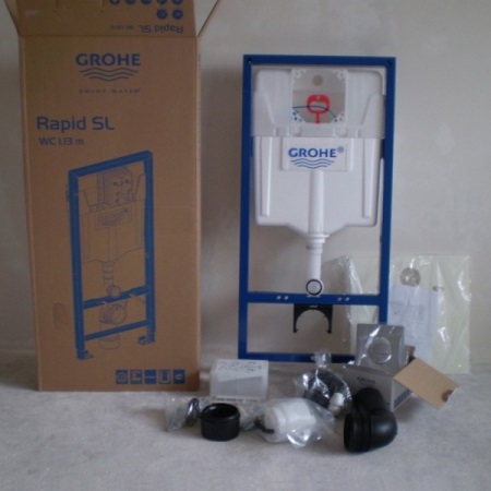 WC-installationssystem med avfallspanel