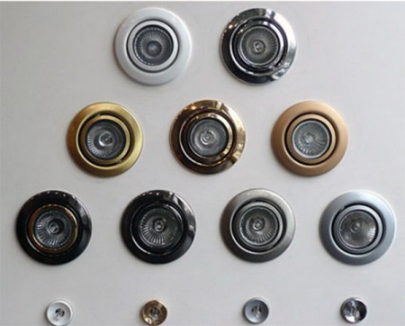 Apparecchi di illuminazione alogena per il bagno