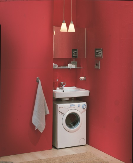 Bacia do lírio numa pequena banheira