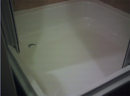 Bac à douche restauré