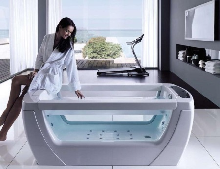 Cuidado del baño de cristal