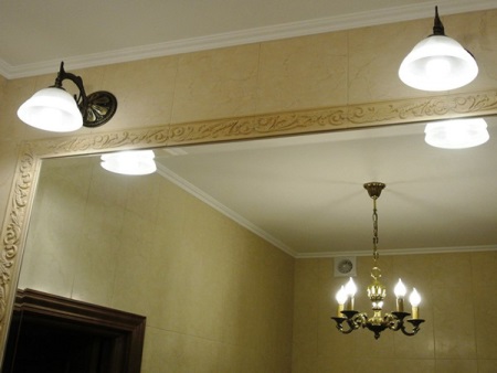 Backlighting for Bathroom Mirror