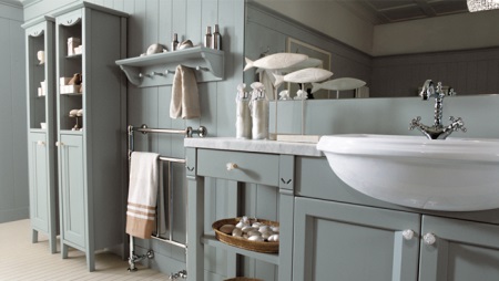 Accesorios de baño versátiles a juego con el baño.