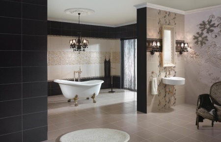 Tumma laatta sisustus