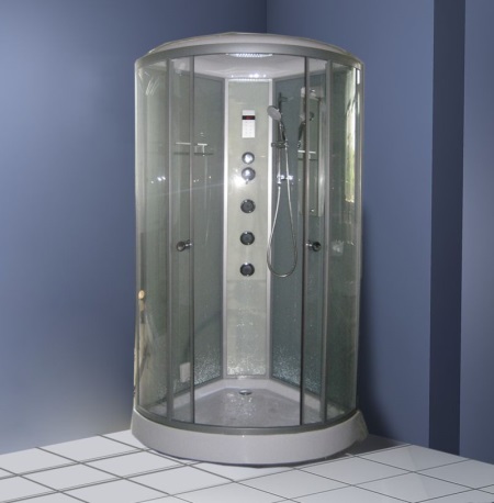 Πλαστική καμπίνα ντους με γεννήτρια ατμού
