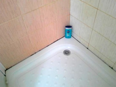 Plíseň ve sprchovém koutě
