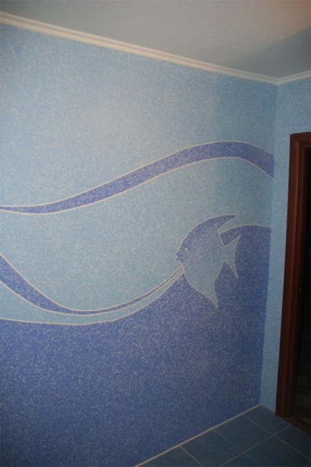 Υγρή ταπετσαρία στο μπάνιο