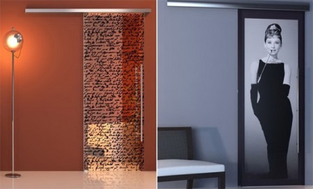 Dekorativa glasdörrar för badrum