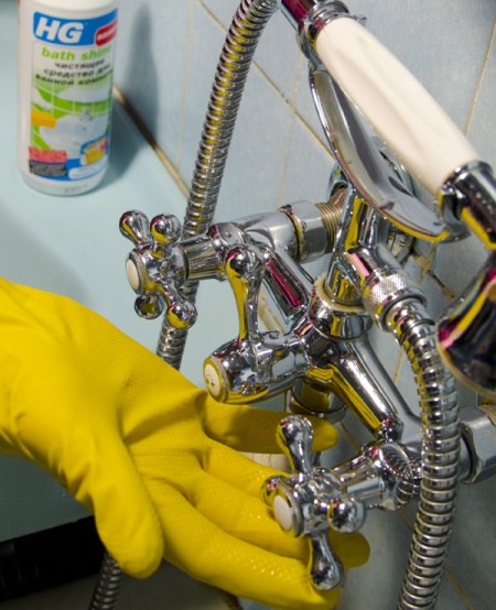 След почистване