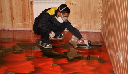 Aanbrengen van patroon en eindlaag