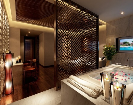 Smuk badeværelsesvæg