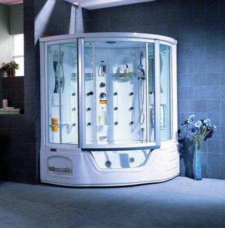 Sprchová kabina s mnoha funkcemi