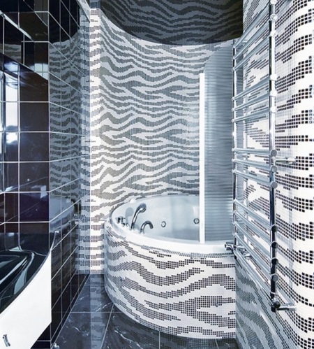 O baie neagră și gri