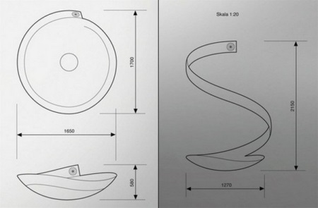 Uskomaton kylpyammeen muoto