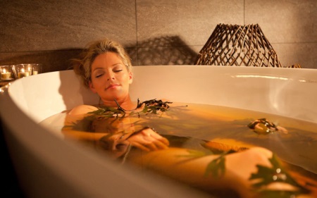 Bylinná koupel pro zklidnění