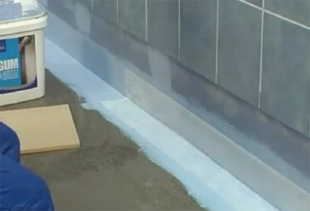 Waterproofing in the bathroom