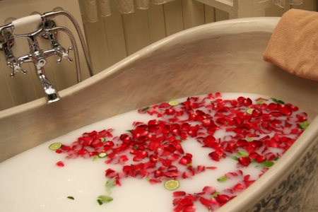 Rose and Milk Bath