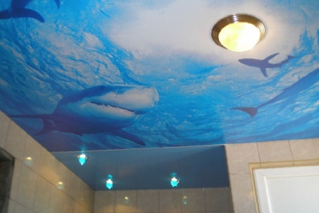 Navtični strop kopalnice