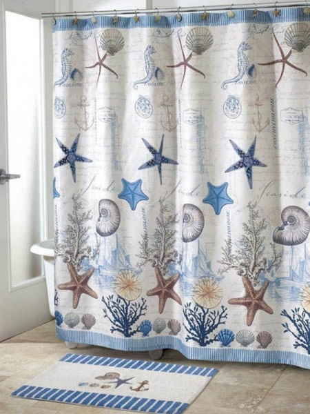 Navtična dekoracija kopalnice