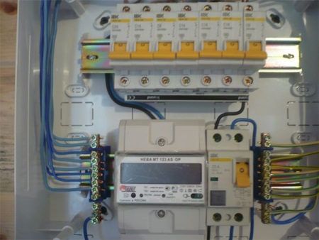 Cableado del contador