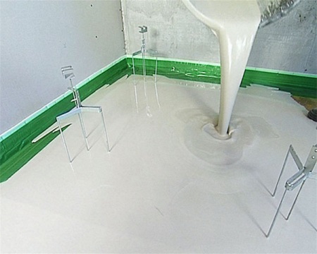 Knaufセルフレベリングフローリング