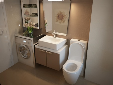 Vackra tvättmaskiner som ett komplement till badrumsdesignen