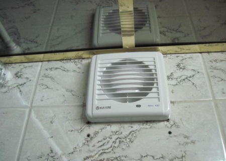 Lisätuuletus kylpyhuoneessa