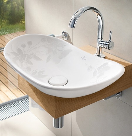 Villeroy&Bochin sisäänrakennettu pesuallas