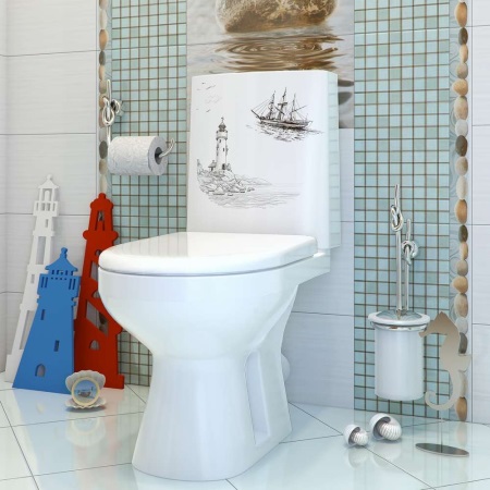 Тоалетна чиния с диагонално промиване