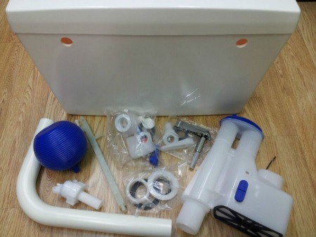 WC atliekų sistemos atsarginės dalys